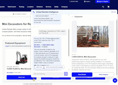 AI tools can reduce the complexity of renting equipment and improve equipment planning.