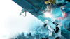 Construction and industrial workers with digital technology overlays and cityscape representing innovation and engineering services